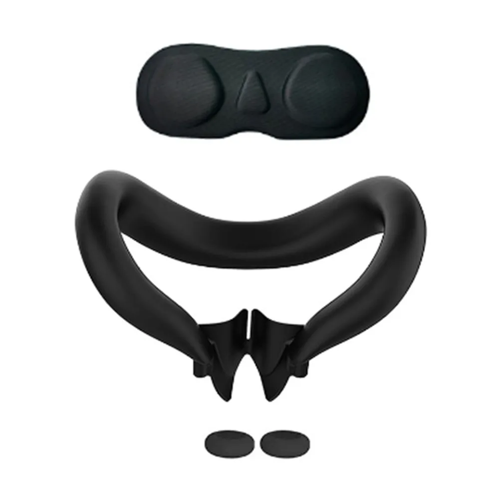 Meta Quest 3 VR Headset ansiktsmaske linsehette 2 vippehette svart