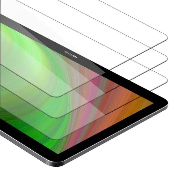 3x Skjermbeskytter Skärmskyddtil til Huawei MediaPad T3 10 (9.6 Toll) Herdet Skjermglass Nettbrett