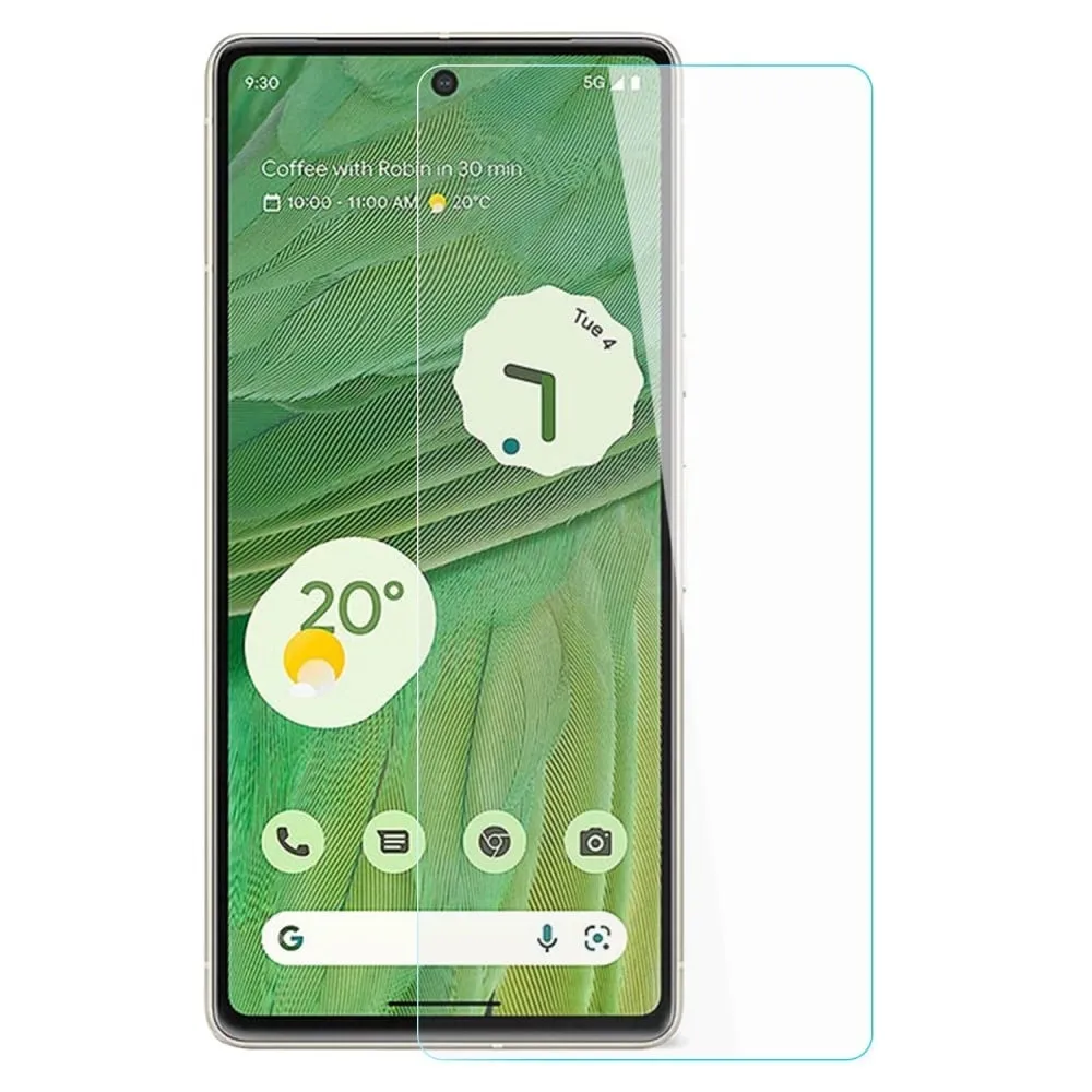 AMORUS skjermbeskytter i herdet glass med buet kant for Google Pixel 7