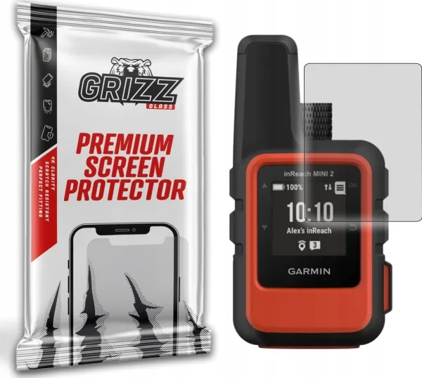 Etui til navigasjon GrizzGlass matt PaperScreen-folie til Garmin inReach mini 2