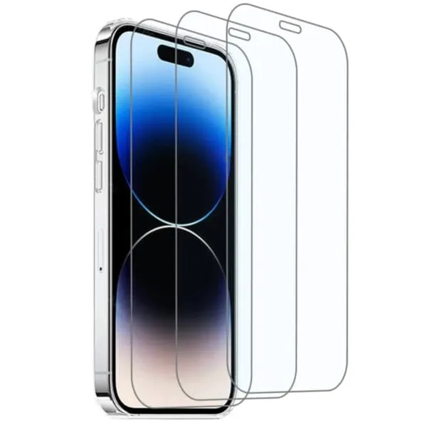 Full-komprimerende 3-pack iPhone XS HD Skjermbeskytter herdet glass