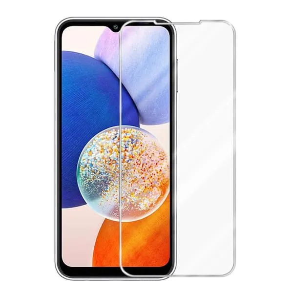 Skjermbeskytter Skärmskydd kompatibel med Samsung Galaxy A14 4G / 5G Herdet Skjermglass
