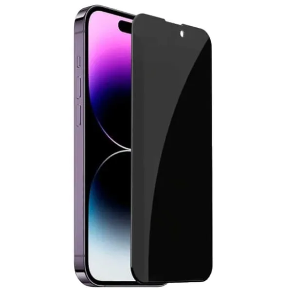 iPhone 14 Pro Max Privacy Skjermbeskytter Full dekning HD herdet glass