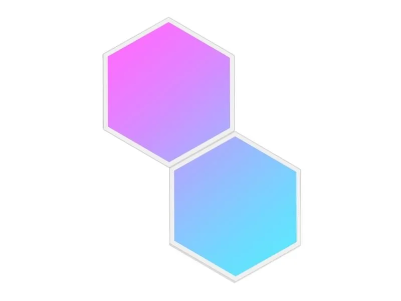 Govee - Glide Hexa Light Panels Expansion Pack (2 paneler) med tilkoblingskabel for H6061