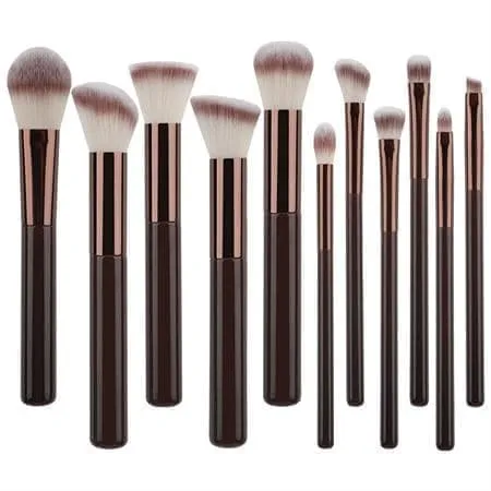 Technique Pro Chocolate Bronze Makeup Brush Set - 11 Makeup Børster