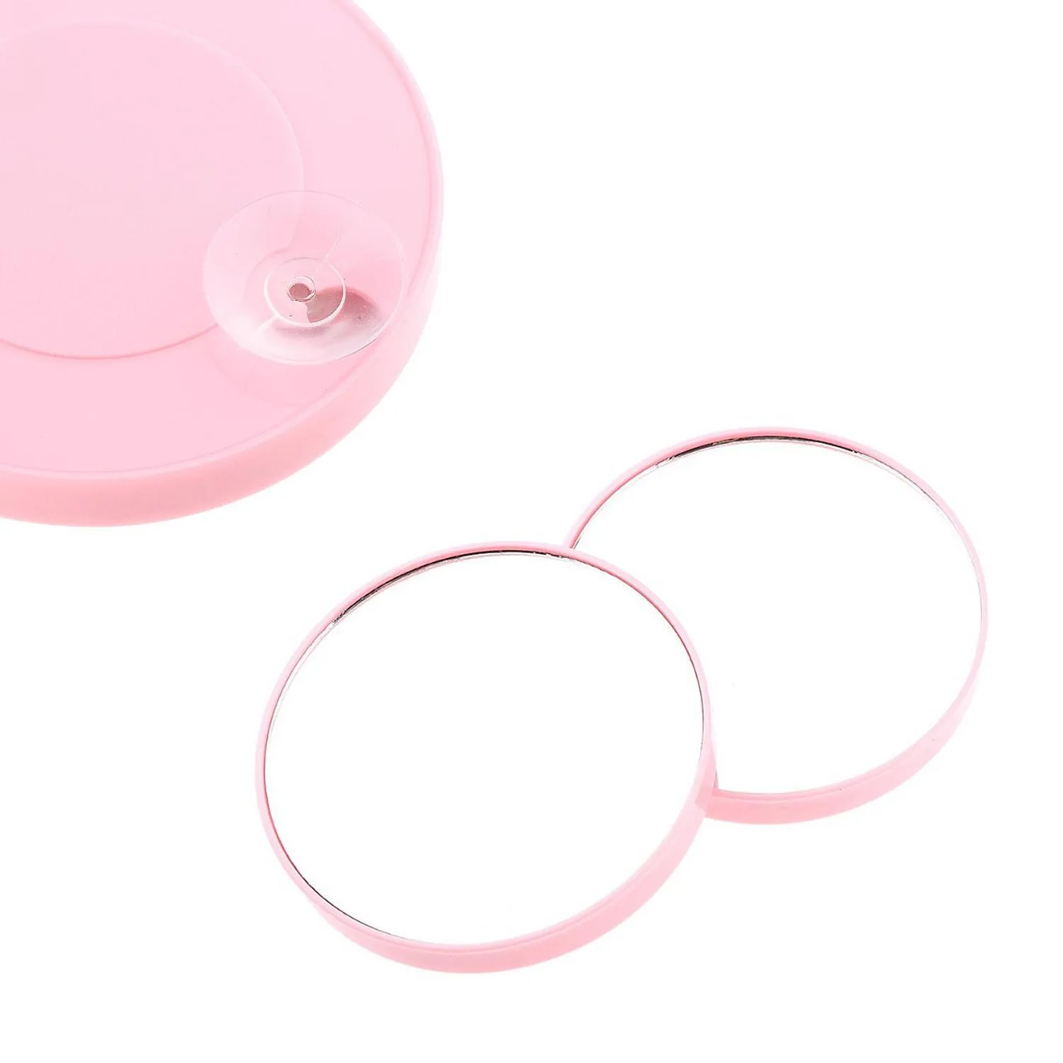 Sminkespeil Forstørrelse - Forstørrelsesspeil - Sminke Speil - 10x (Rosa)