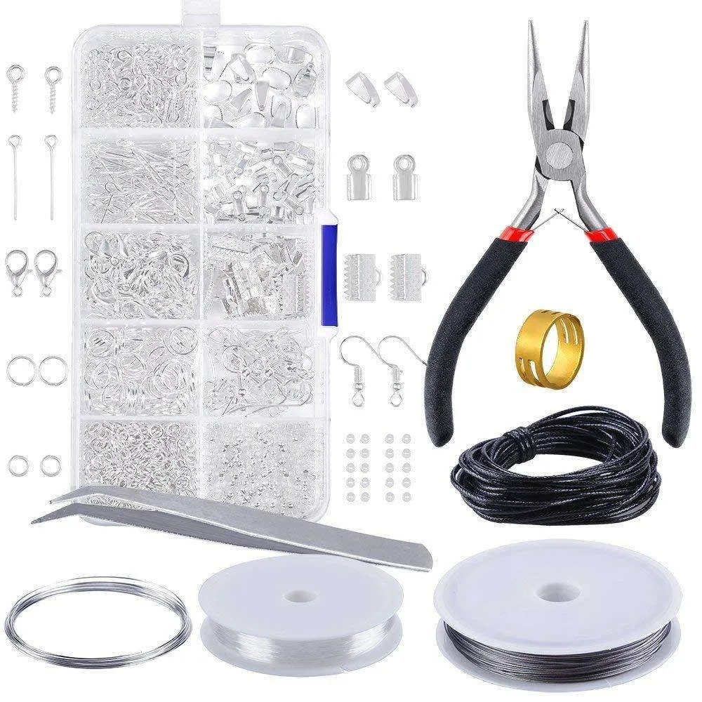 Smykkefremstillingssett - tang, ledning, ringer - DIY