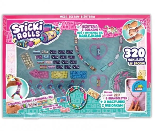 COBI STICKI ROLLS mega smykkesett SR300 00467
