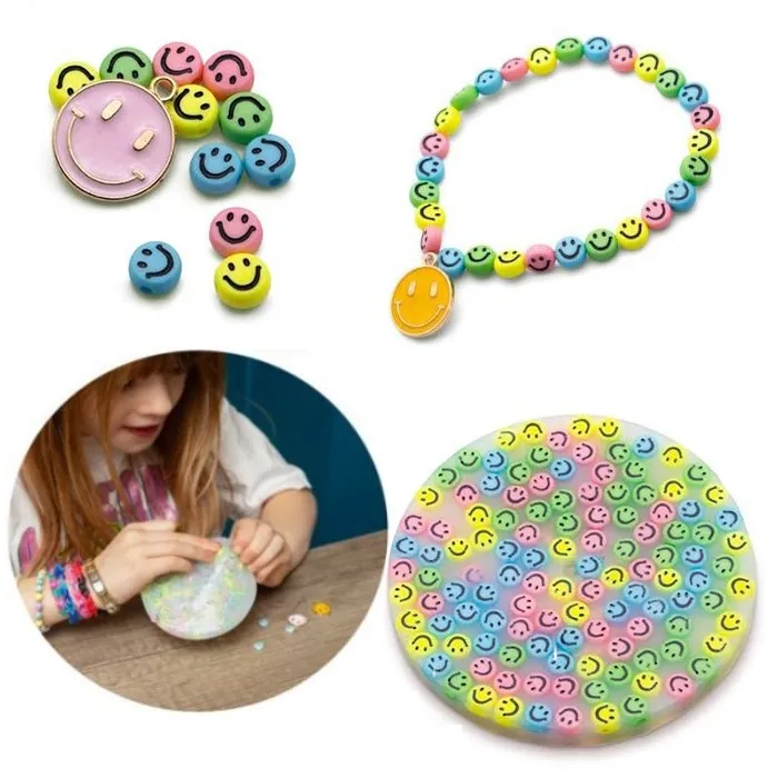 DIY Armbånd / Armbånd for Barn - Pick-n-pop Smiley - Smiley