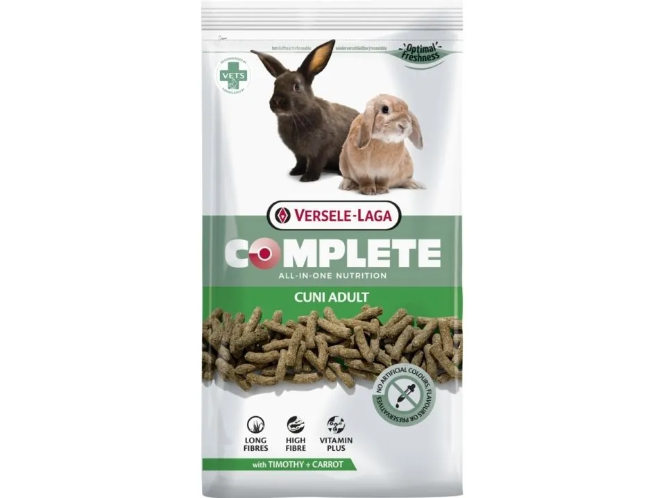 Versele-Laga Cuni Adult Complete, Matbit, 1,75 kg, Kanin, Vitamin A, Vitamin C, Vitamin D3, Vitamin E, Kopper, Jod, Strykejern, Mangan, Selen, Zink...