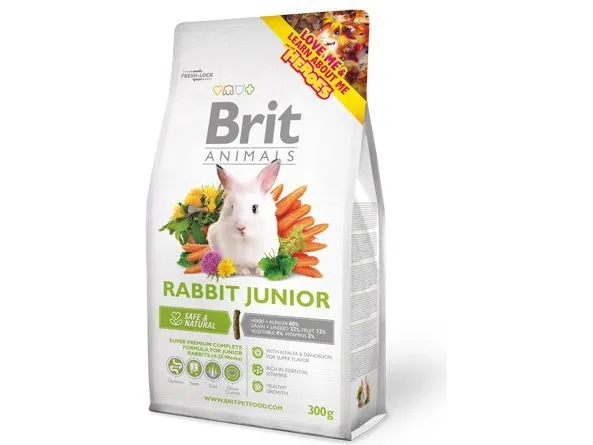 Brit ANIMALS 300 g kanin junior komplett