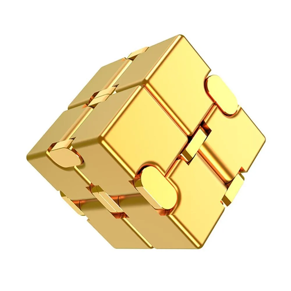 Fidget Spinner Relaxation Infinite Cube Metal Flip Cube Gull