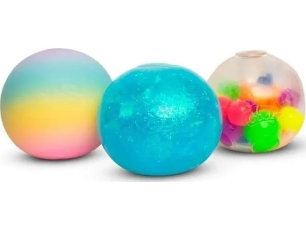 Farget squishy 3 stk