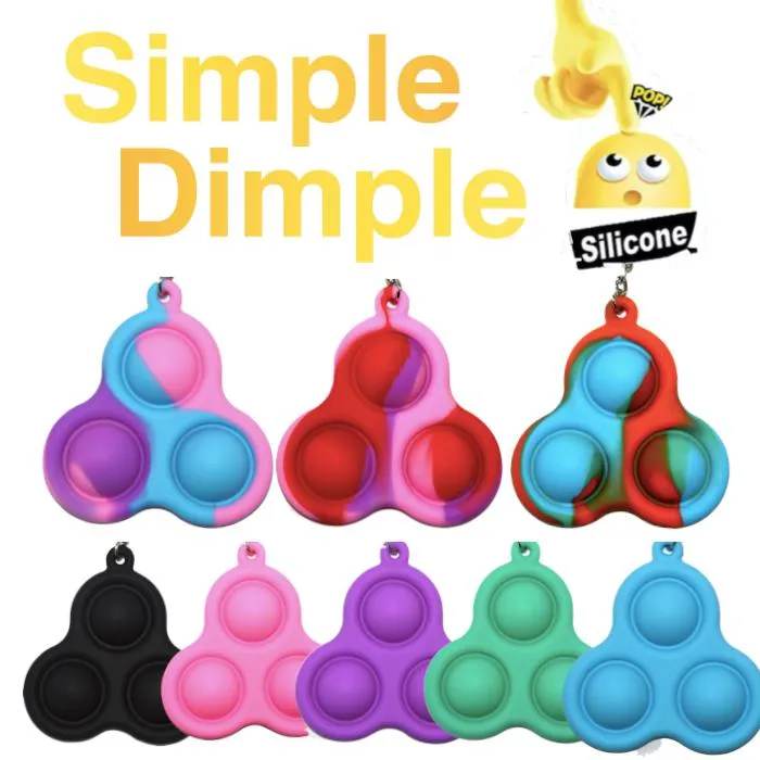 Enkel fordypning, MINI Pop it Fidget Finger Toy / Leksak-CE