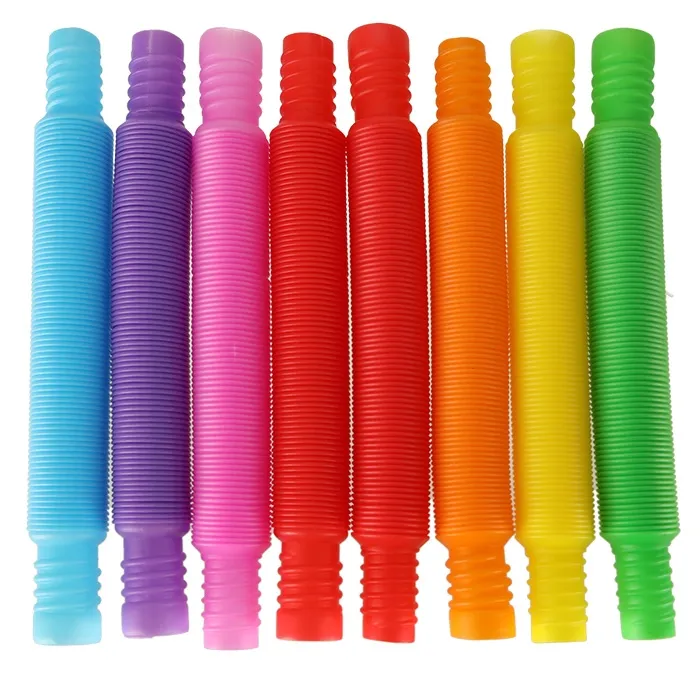 Pop Tube - Fidget Toys - Leke / Sensorisk - 8 stk