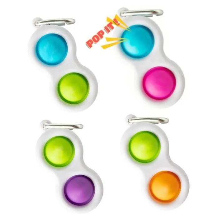 Enkel fordypning, MINI Pop it Fidget Finger Toy / Leksak-CE