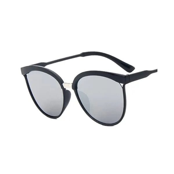 Retro solbriller Black Mirror Glass + Senile String