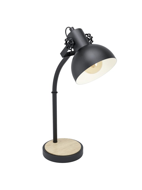 EGLO LUBENHAM table lamp black/wood