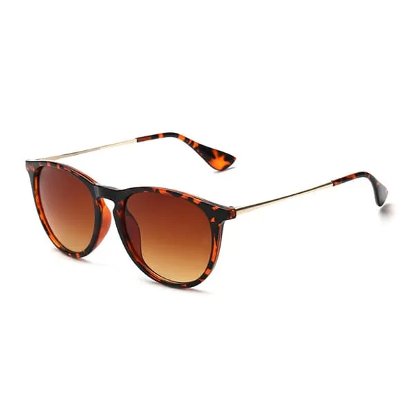 Retro solbriller Leopard Brown Glass + Senils String