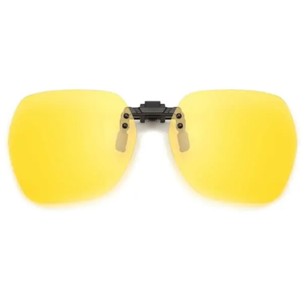 Klipp -på solbriller for briller - NightVision Yellow