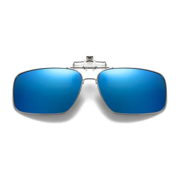 Flip Up Metal Clip-on solbriller Flip Up Blue