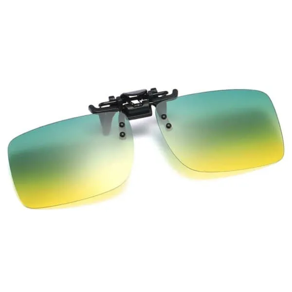 Clip-on Solbriller Day/Night NightVision Glass 41x58mm