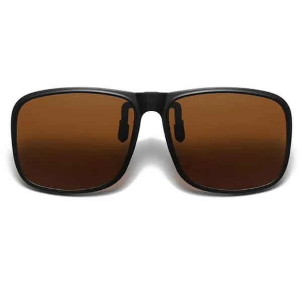 Flip Up Solbriller Clip-On Brown