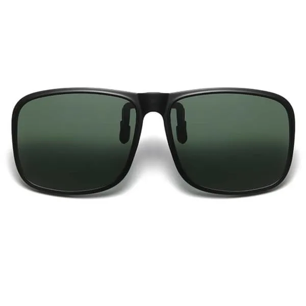 Flip Up Solbriller Clip-On Green