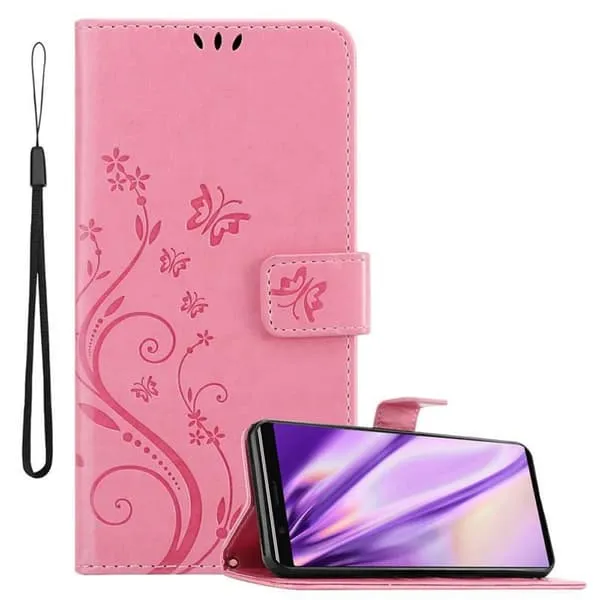 Deksel til Sony Xperia 5 Lommebokdeksel i blomster design med magnetisk lukking, stativfunksjon og kortplasser