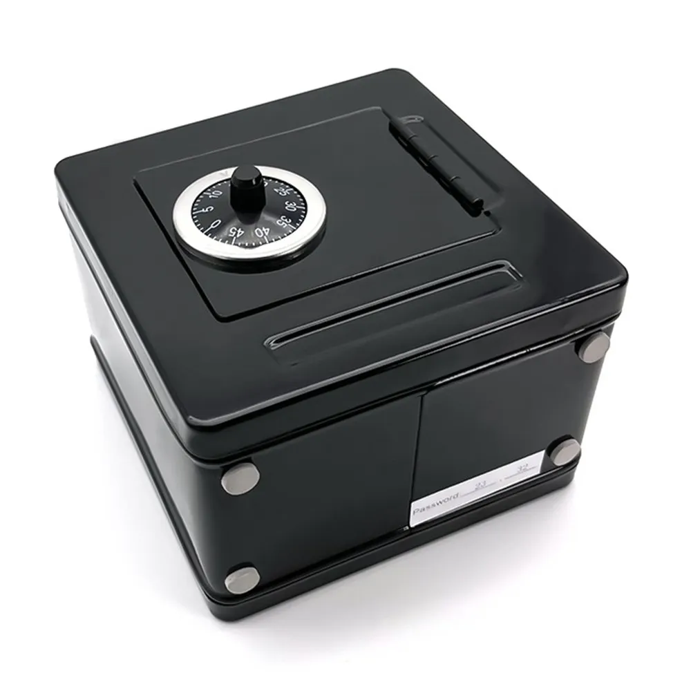 Safe Box Med Kodelås Sikkerhetsboks - Svart