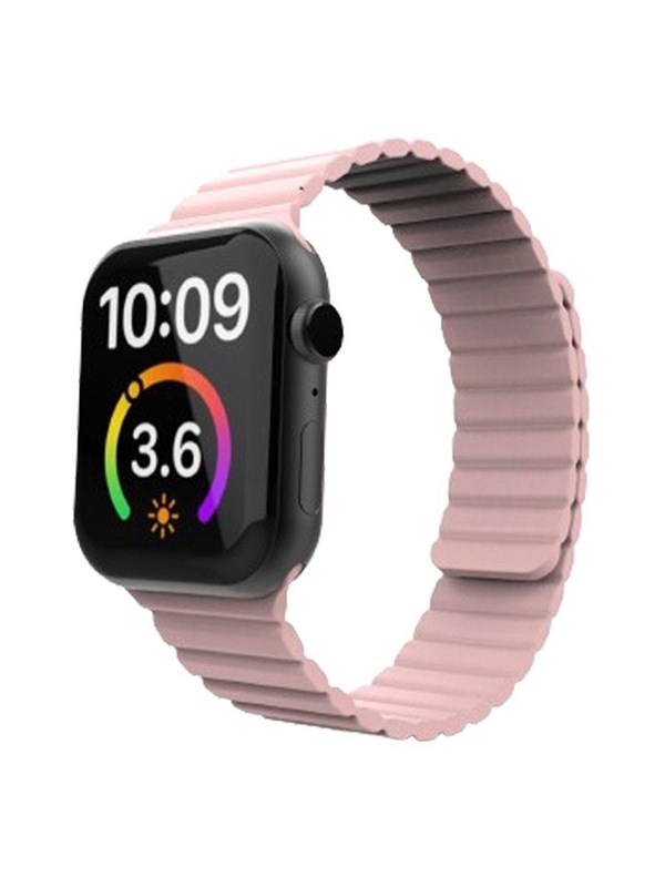 Lippa Apple Watch Magnetic Silicone Strap 42/44/45/49 - Pink