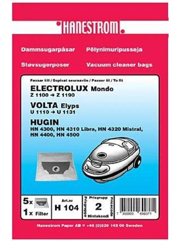 hanestroem Vacuum Cleaner Bags - 5 pcs