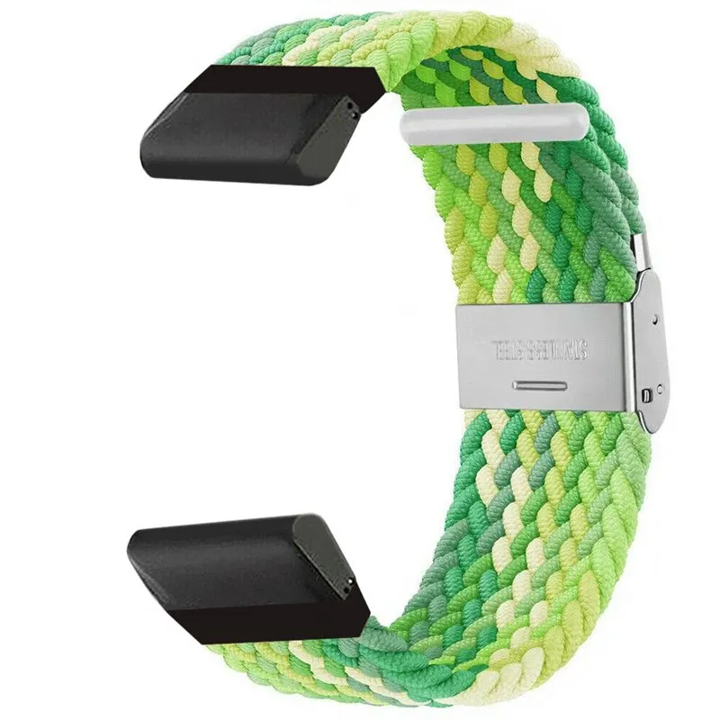 Flettet klokkereim til Garmin Forerunner 965 - Gradient green