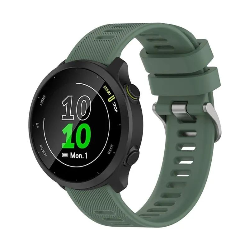 RIB klokkereim til Garmin Forerunner 55 - Army