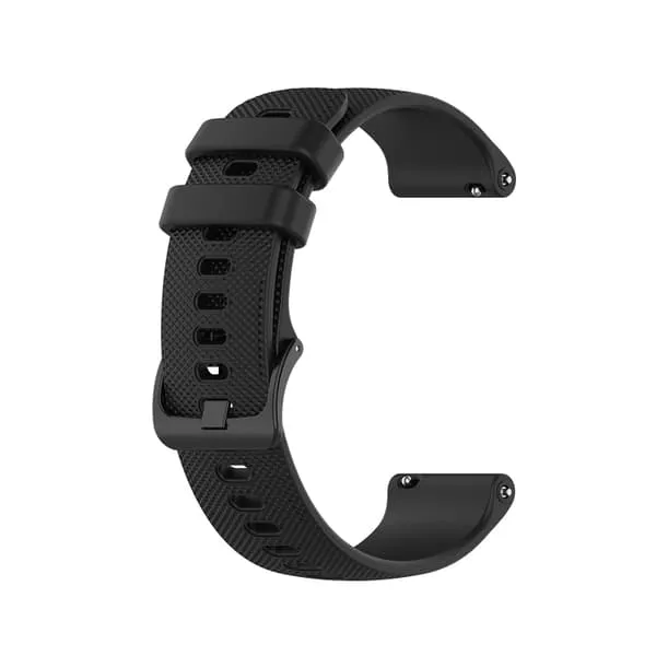 Silikonarmbånd for Garmin Vivoactive 4S - svart