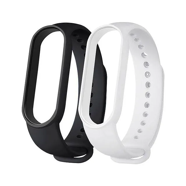 2-Pak - Xiaomi Mi Band 5/6 - Silikonarmbånd