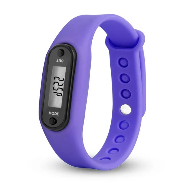 Type B Pedometer Pedometer Klokkemodell Komfortabel å ha på seg - Lilla