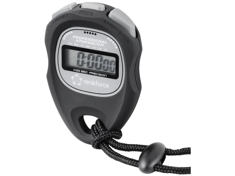 Renkforce WT-034 digital stoppeklokke sort
