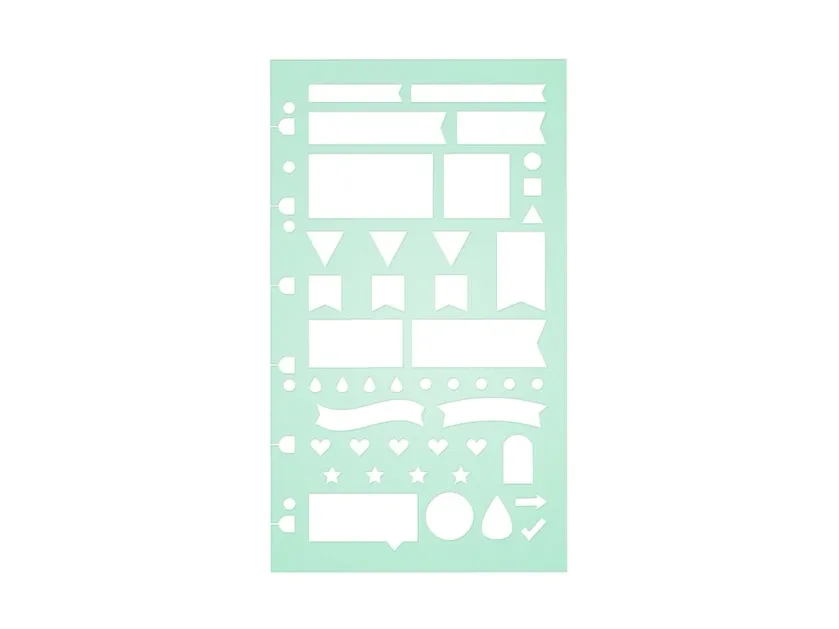 Filofax Stencil til Planlægning