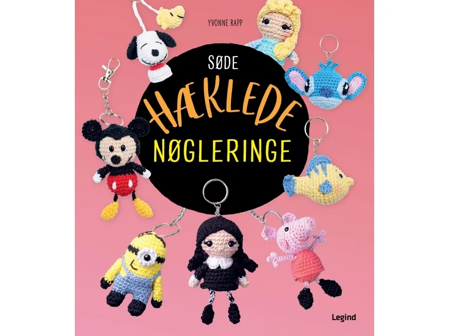 Søte heklede nøkkelringer | Yvonne Rapp
