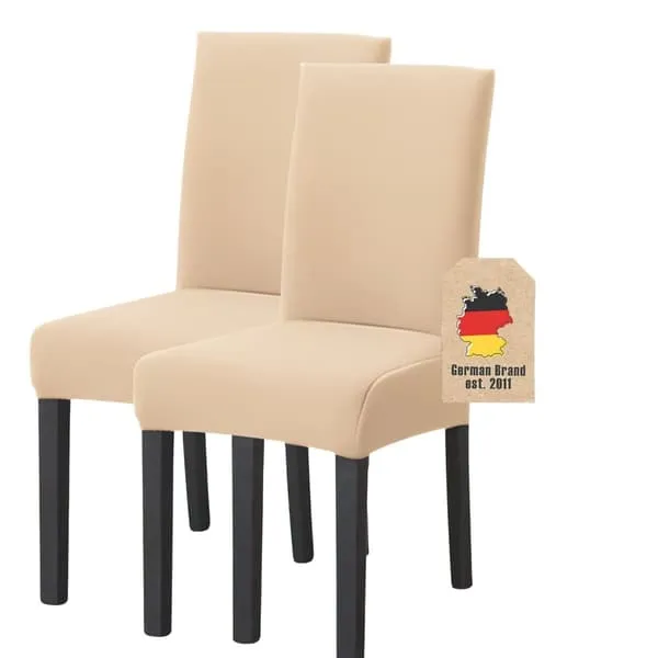 Elastisk Stoltrekk med 38 - 45 cm setehøyde og 45 - 65 cm rygghøyde - til fest, bryllup, hotell eller hjemme i spisestuen