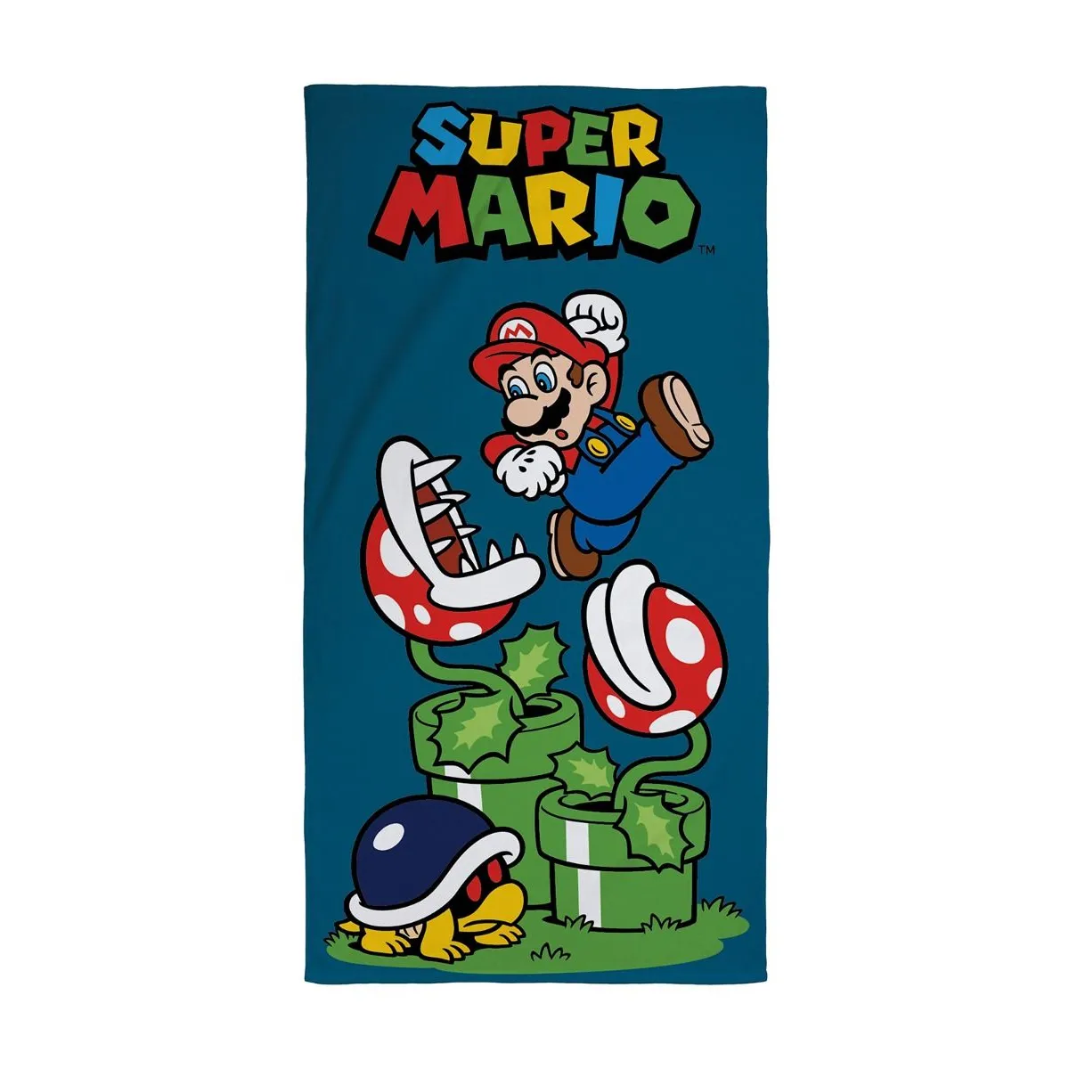 Super Mario Jumping Cotton Beach Towel