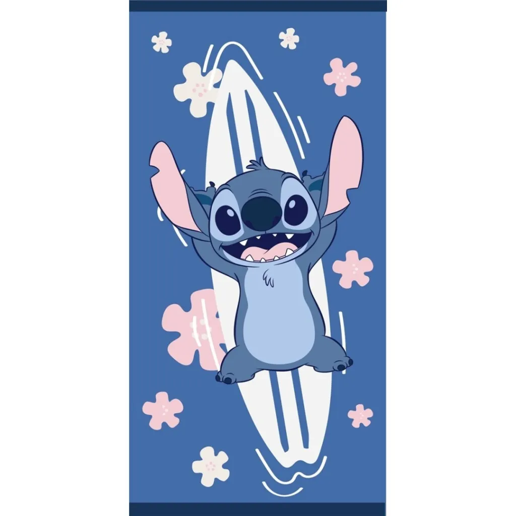 Disney Lilo & Stitch Strandhåndkle - Hurtigtørkende Badehåndkle 70x140 cm