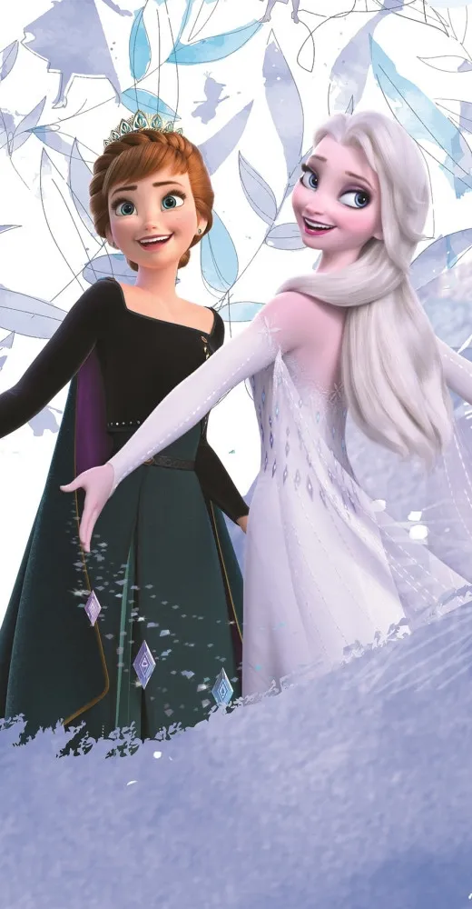 Disney Frost Wonderland badehåndkle, strandhåndkle 70x140 cm