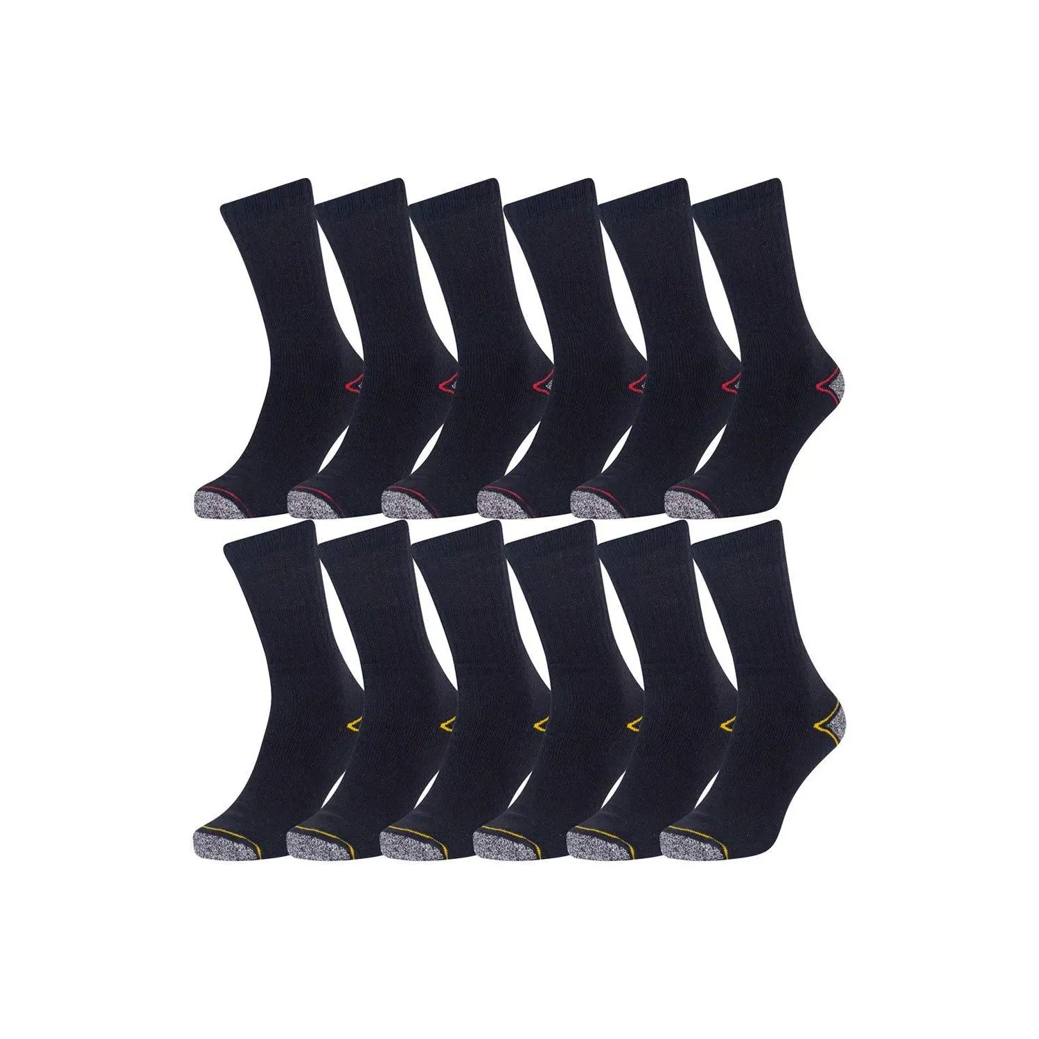 Iron Mountain Mens Heavy Duty Work Socks (Pack of 12)