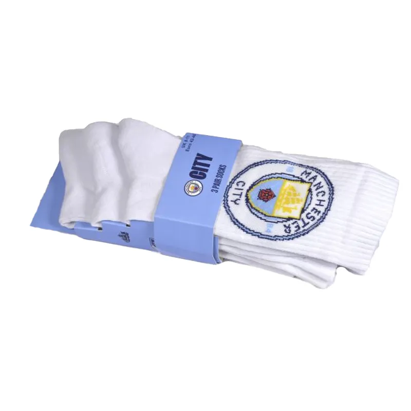 Manchester City FC Unisex Adult Socks (Pack of 3)