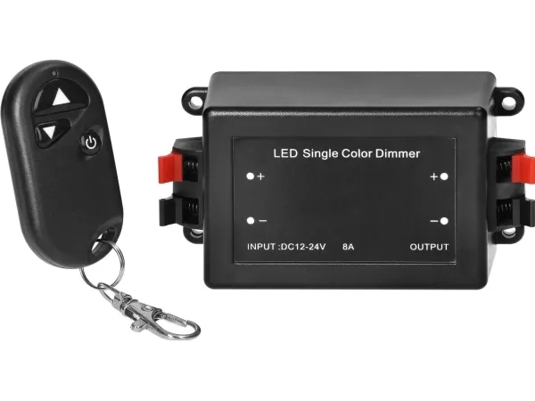 Orno LED-dimmer 12-24VDC RF med fjernkontroll