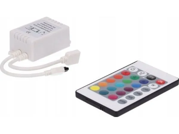 Prescot LED-list driver RGB med IR-fjernkontroll 72W PR-RGB-72-24K-IR