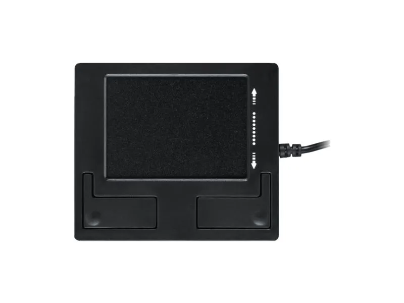 Perixx Peripad-501 II, Koblet med ledninger (ikke trådløs), USB, 1,8 m, Sort, 86 mm, 75 mm