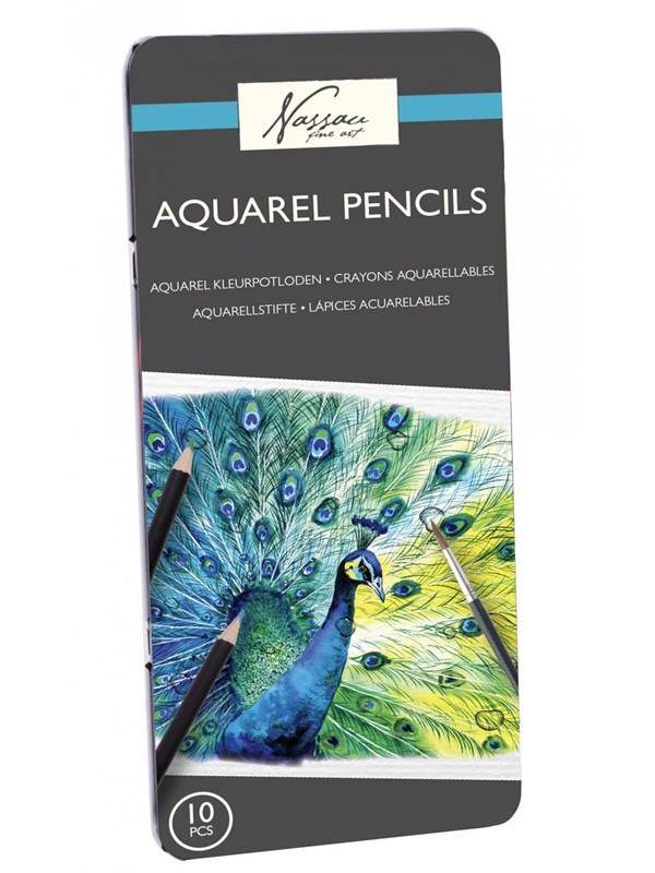 Creative Craft Group Watercolor pencils 10 pcs. ass. in metal box